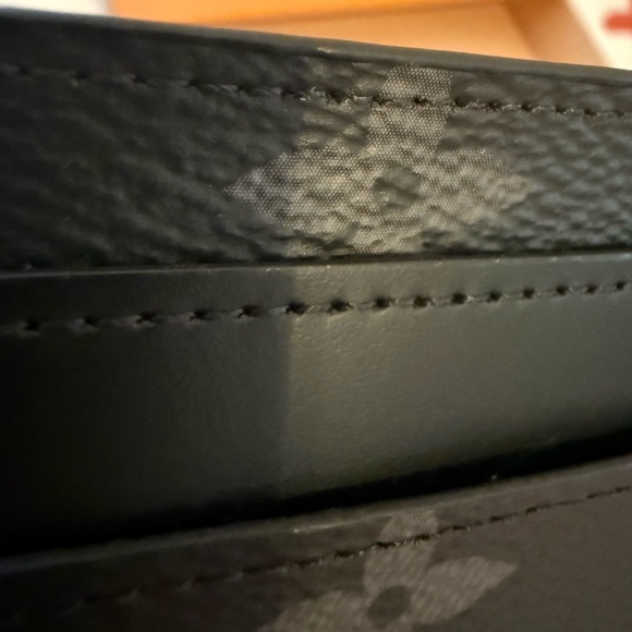 Louis Vuitton Black Monogram Card Holder authentic. Rarely used. Like new. - Picture 9 of 16